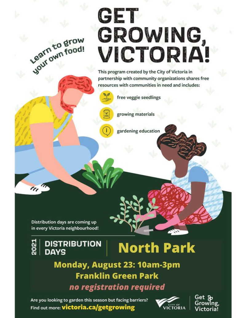 North Park Fall 2021 "Get Growing, Victoria!" Free Vegetable