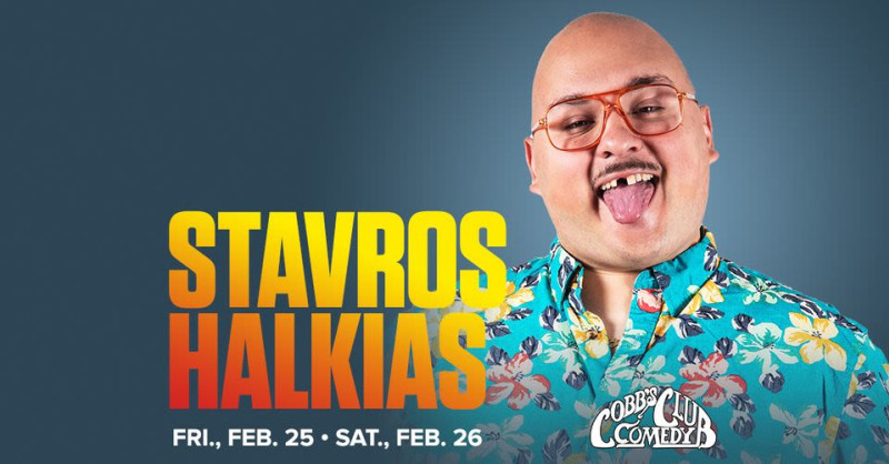 Stavros Halkias in San Francisco at Cobb’s Comedy Club