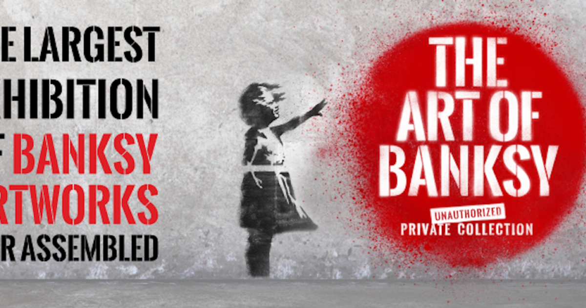 The Art Of Banksy in Denver at 1000 N. Broadway