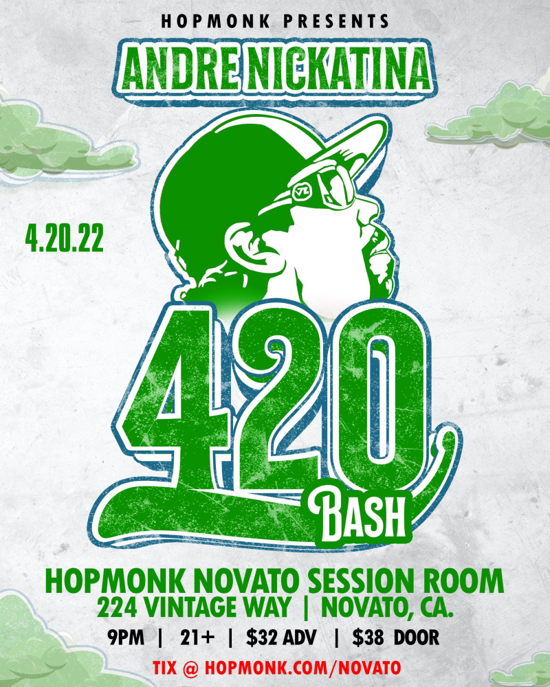 Andre Nickatina 4 Bash In Novato At Hopmonk Tavern Novato Andre Nickatina 4 Bash In Novato At Hopmonk Tavern Novato