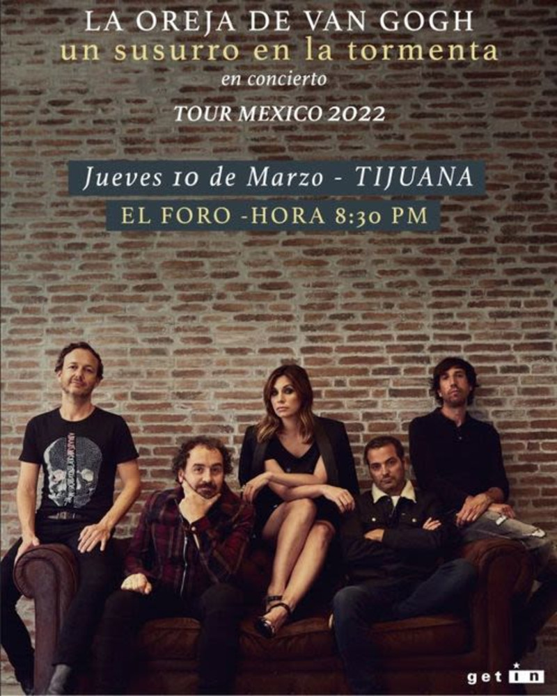 La Oreja De Van Gogh Un Susurro En La Tormenta Tour Mexico 2022 en