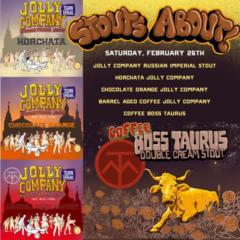 Stouts About in Kansas City at Torn Label Brewing Co