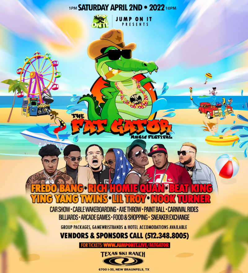 The Fat Gator Music Festival in New Braunfels at Texas Ski Ranch