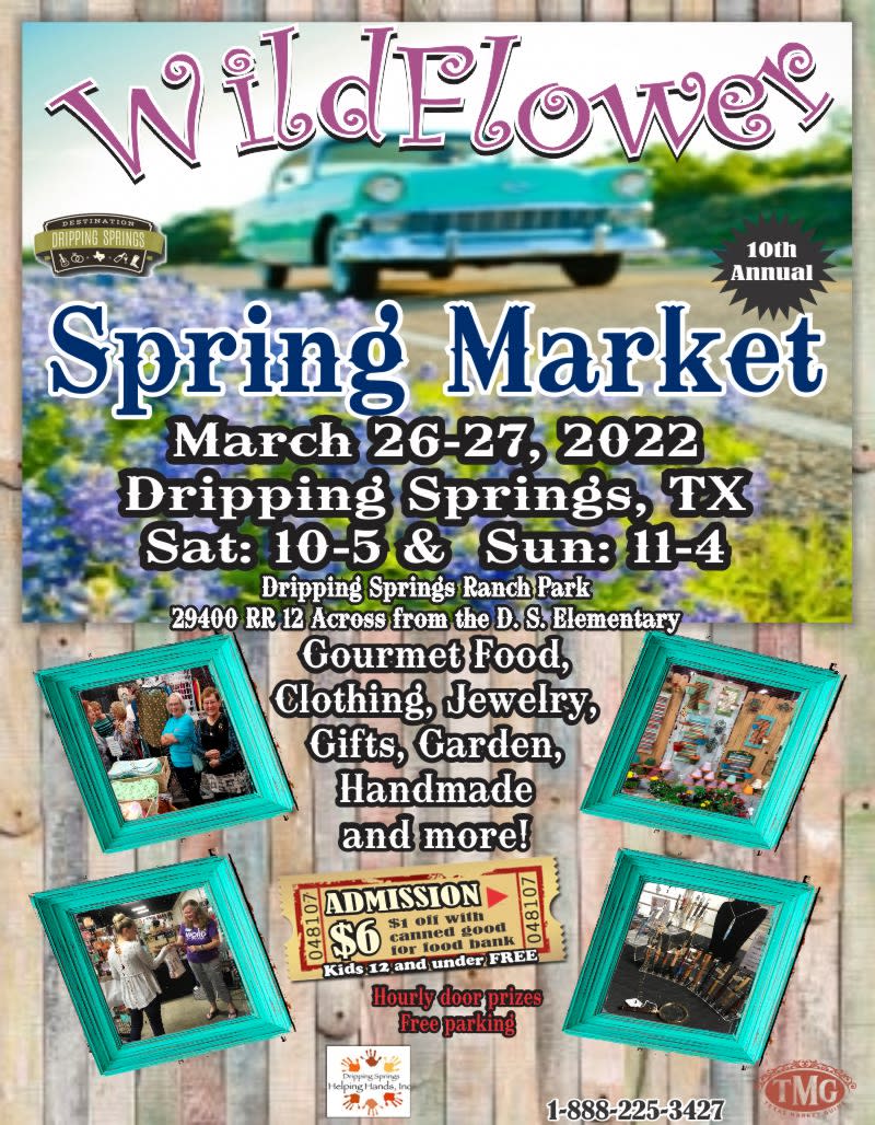Wildflower Spring Market in Dripping Springs at Dripping